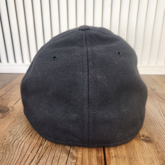 VTG MSU Montana State Bobcats Richardson Pro Model Wool Size 7.5 Hat Cap Black - Picture 5 of 11